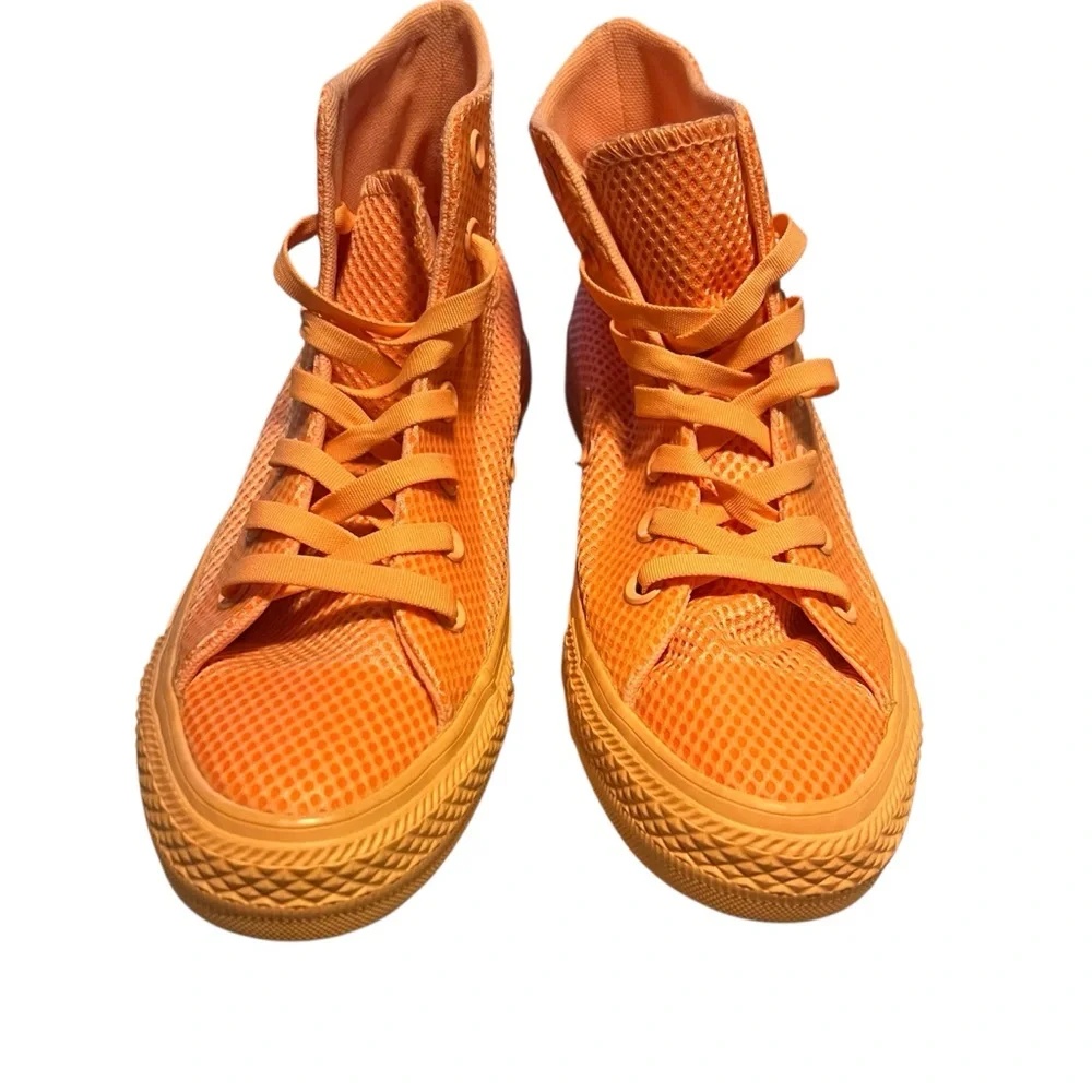 Converse All Star High-Top Sneakers – Bright Orange 🍊